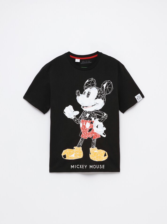 Camiseta Mickey Mouse ©DS maxiprint - Preta