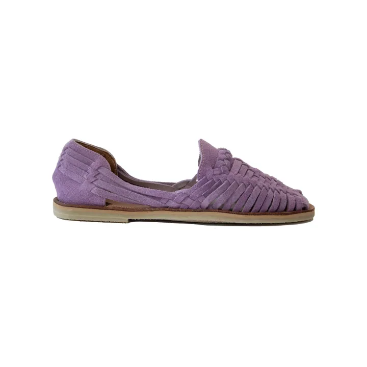 Mapache Sandales Alegre Suede | Violet