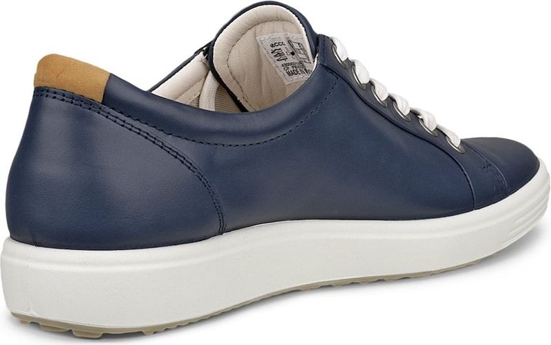 Leer - Sportschoenen - Effen - Platte Hak - Snoersluiting