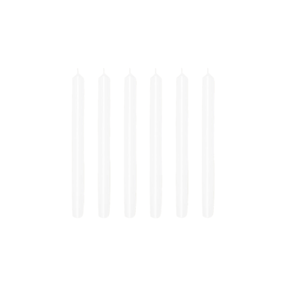 Taper Candles Royales White