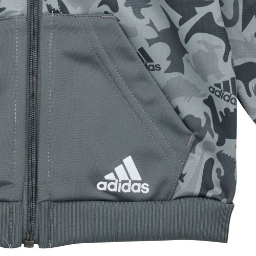 Adidas Sportswear - AOP SHINY TS - Gris / Blanc