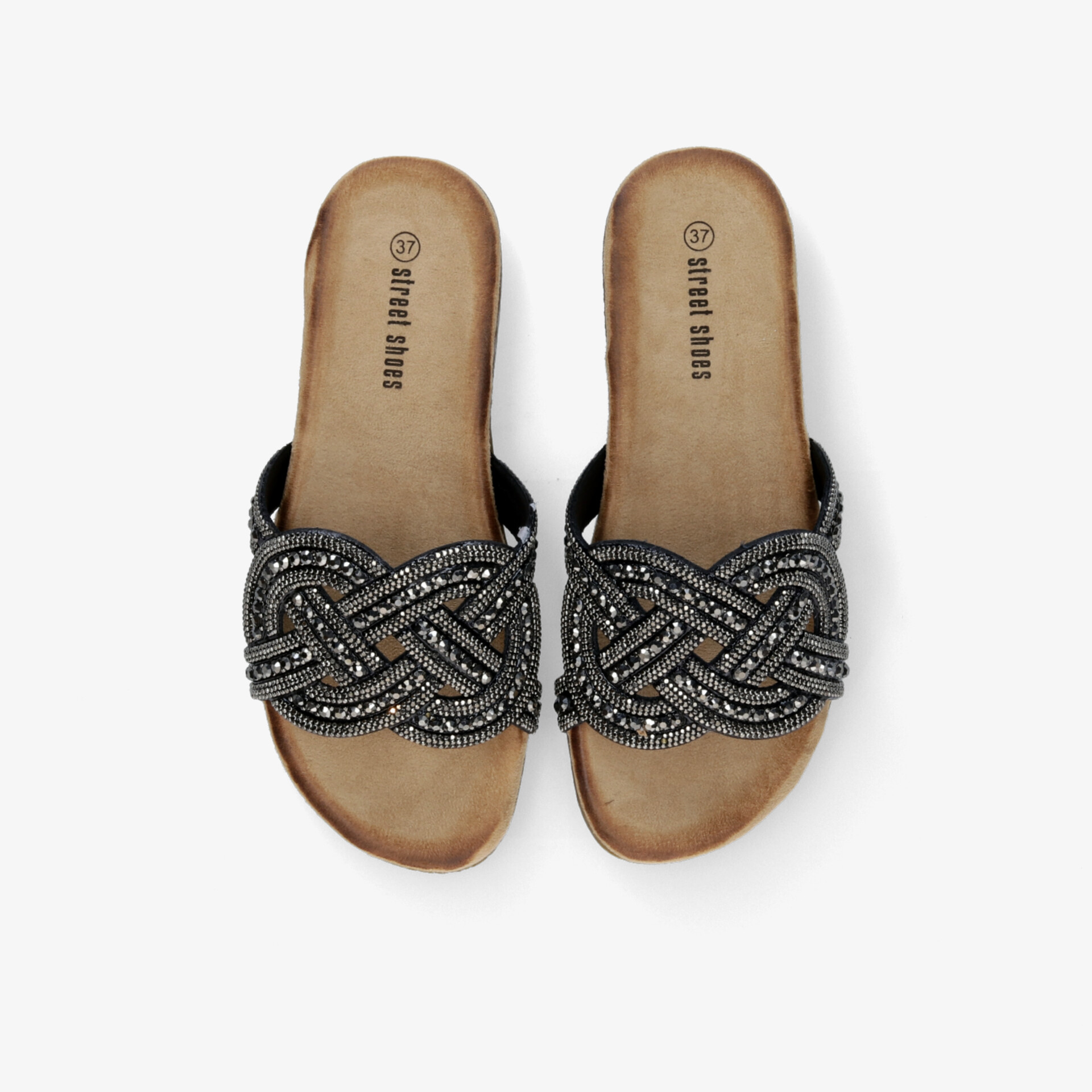 street shoes Damen Pantoletten schwarz
