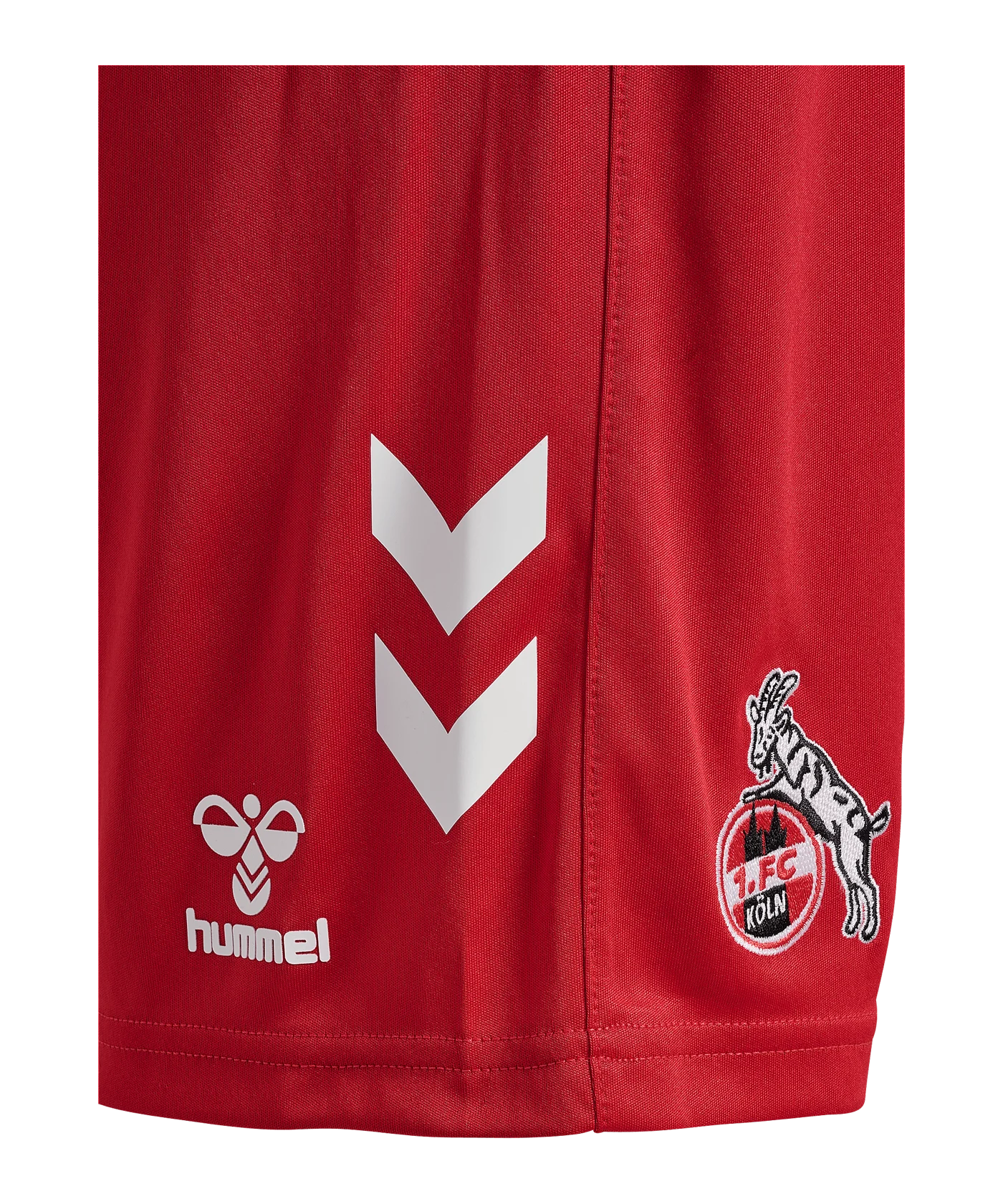 Hummel 1. FC Köln Short Away 2024/2025 Kids Rot F3062