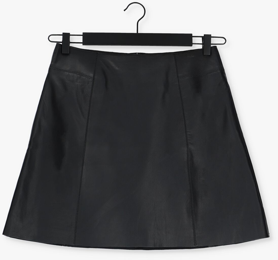 SELECTED FEMME zwarte selected femme minirok ibi mw leather skirt b