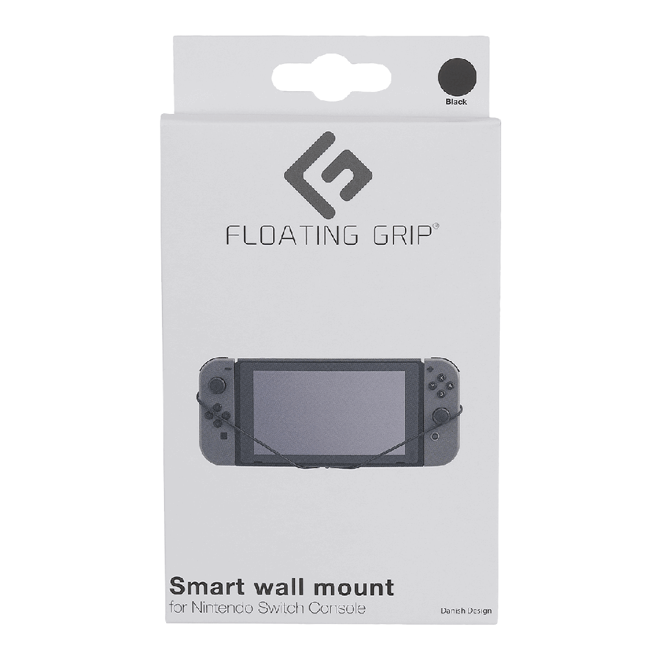 FLOATING GRIP® beslag til Nintendo Switch Console, Sort
