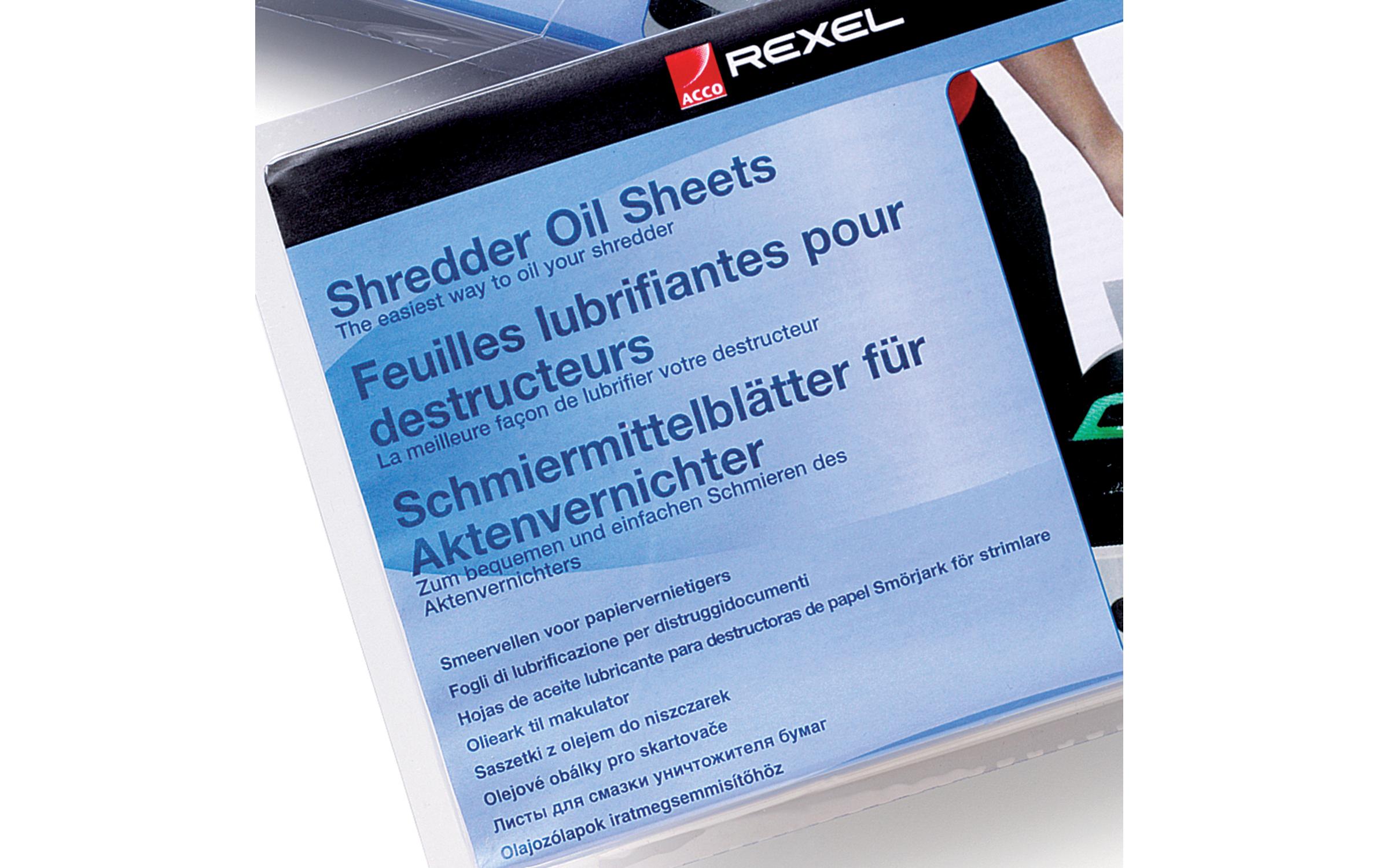 Ölpapier für Aktenvernichter A5, 20 StückÖlblätter für Aktenvernichter