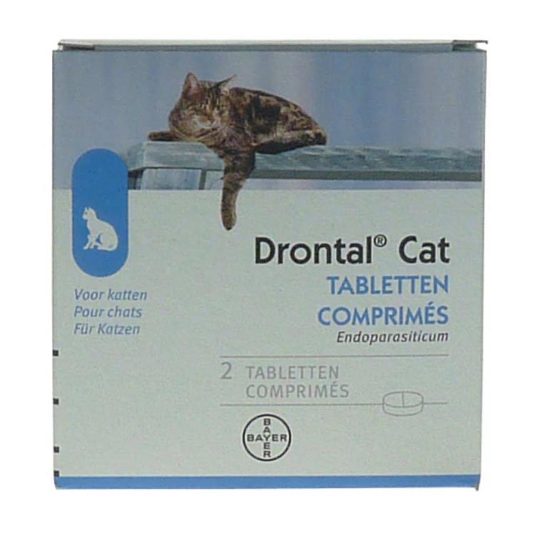 Drontal Kat Klein Ontworming2 stuks