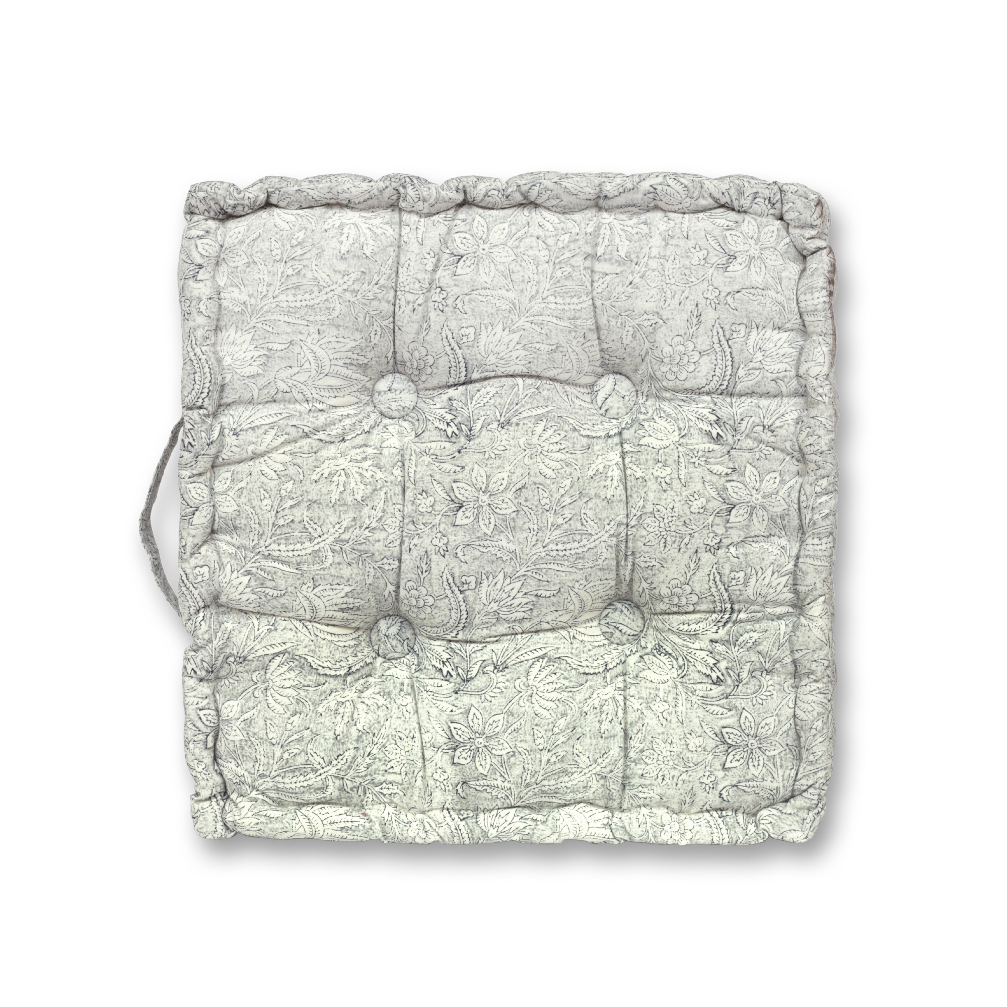 Sitzkissen 'Maan', T 40 cm, B 40 cm, H 8 cm von fischer's lagerhaus