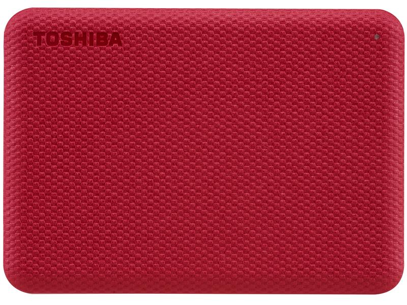 Toshiba Externe Festplatte Canvio Advance 2 TB, Rot Externe Festplatte mit 2 TB
