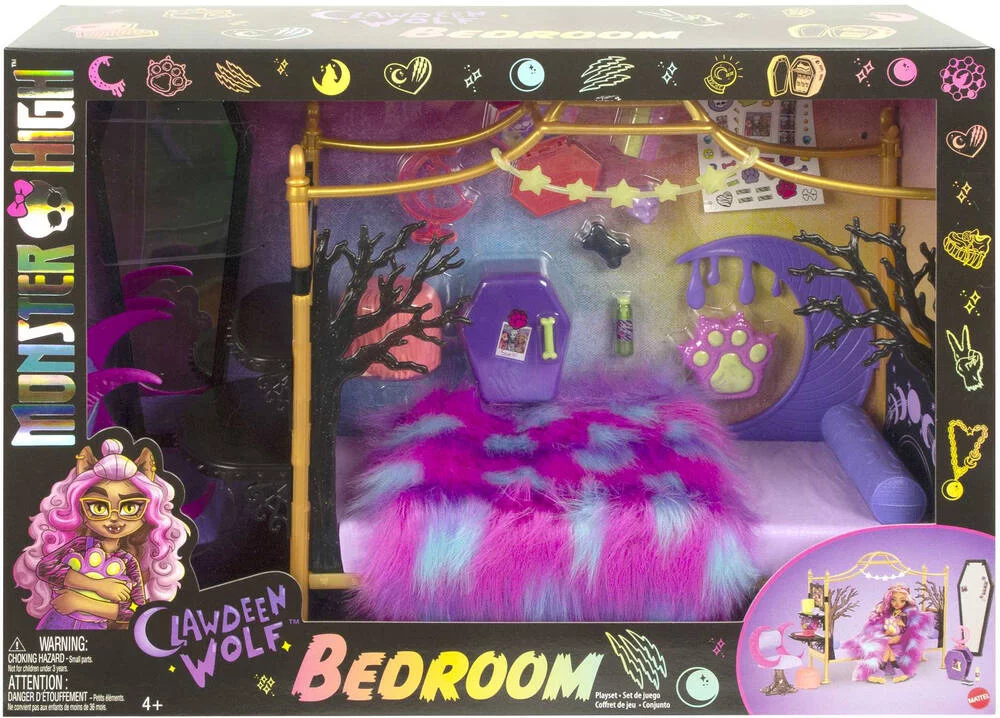 MONSTER HIGH - POUPEE LA CHAMBRE DE CLAWDEEN WOLF