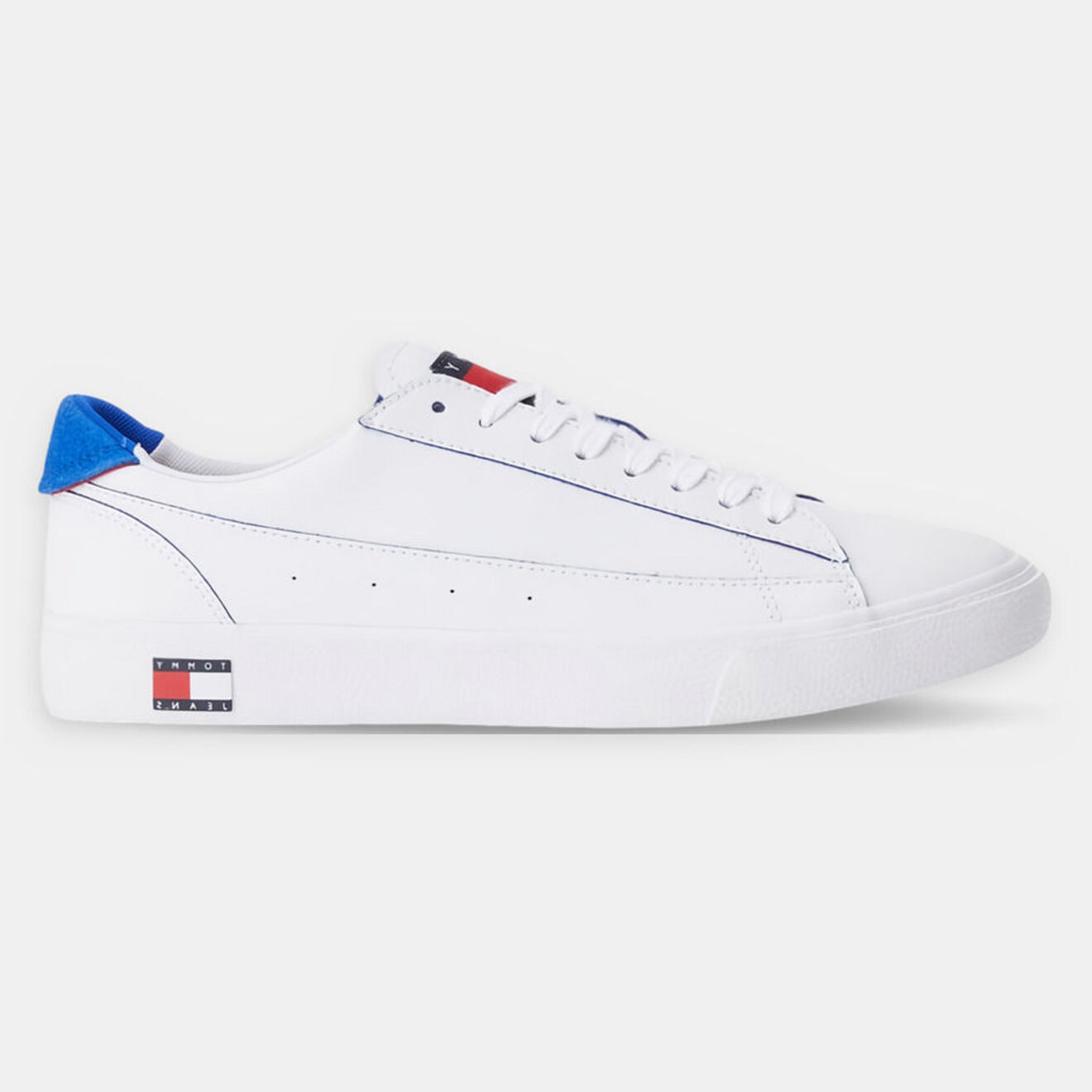 Tommy Hilfiger Baskets en Cuir Varsity blanches
