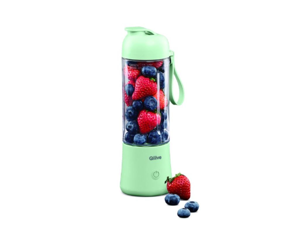LIQUIDIFICADORA PORTÁTIL QILIVE Q.5417 VERDE CLARO