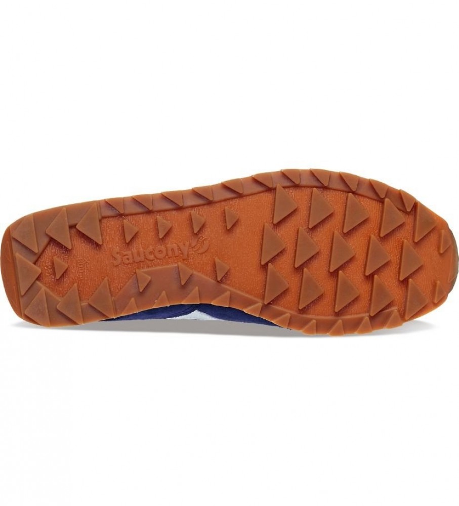 Tênis Saucony Shadow Original em couro, azul