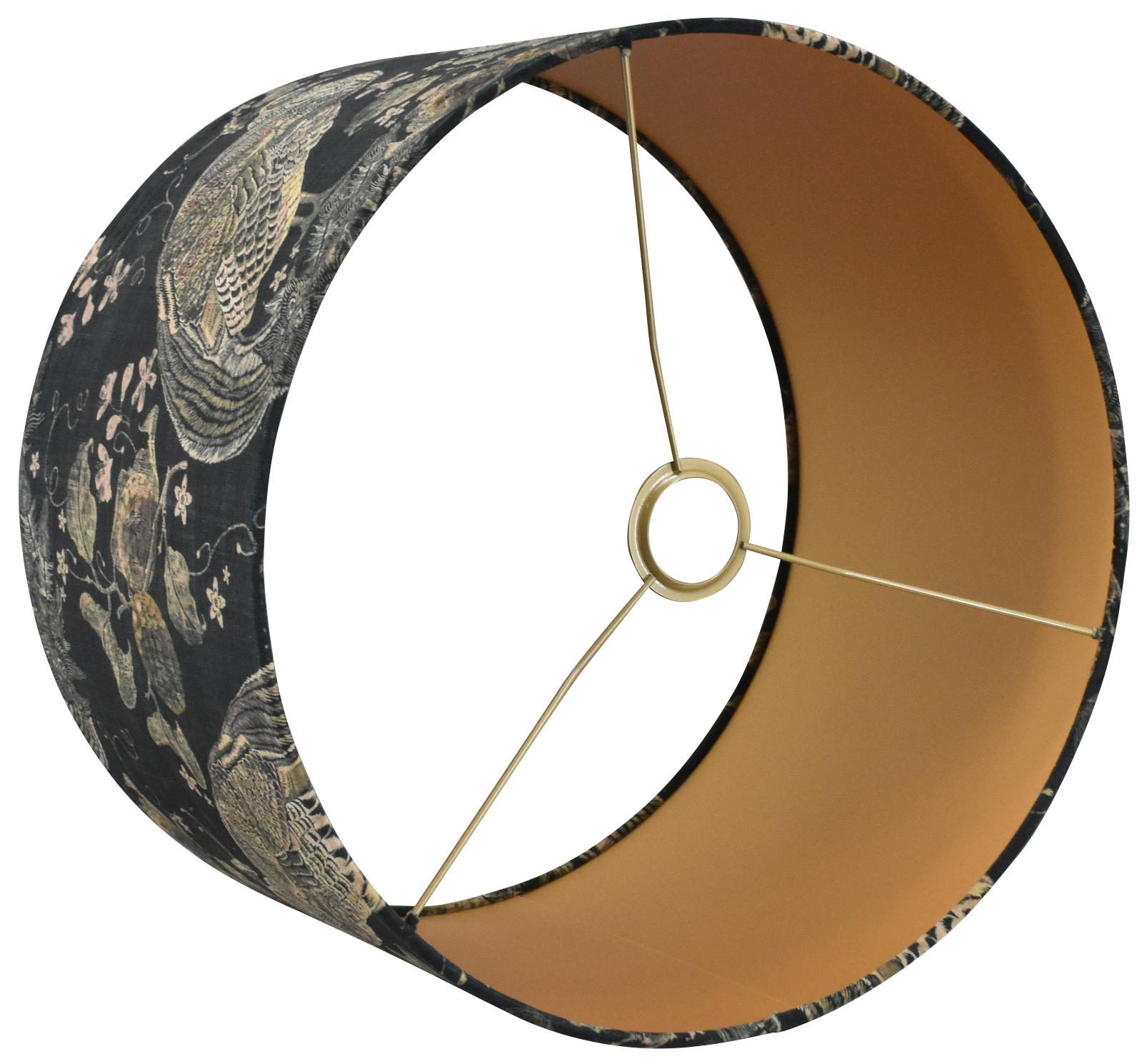 Lampenkap Charly staand bronze 40x40x25cm