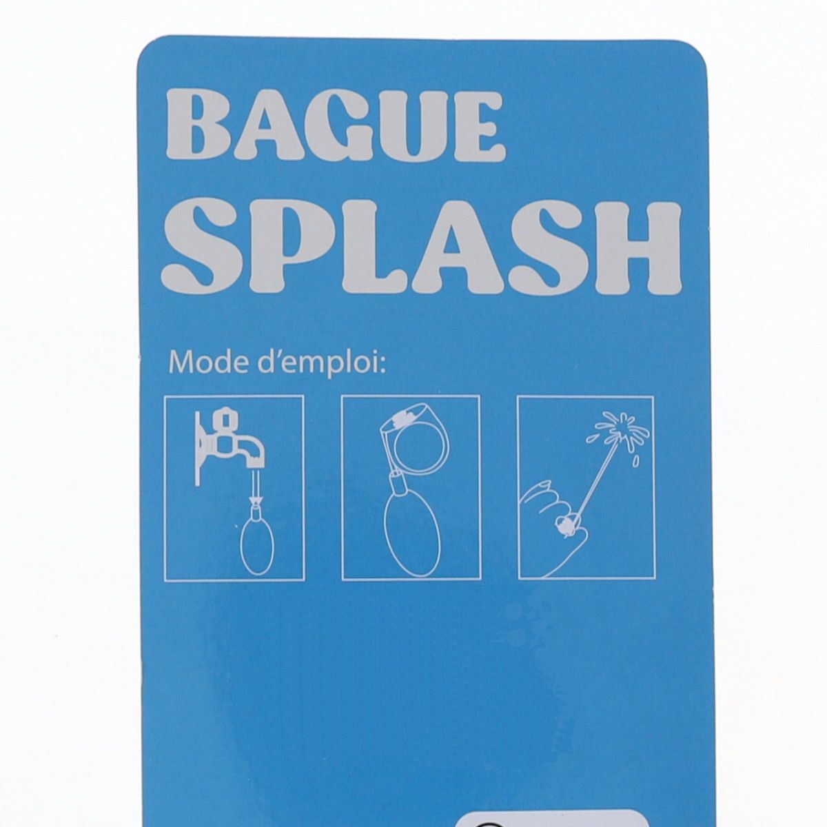 Bague lance eau Mercredi et Patati