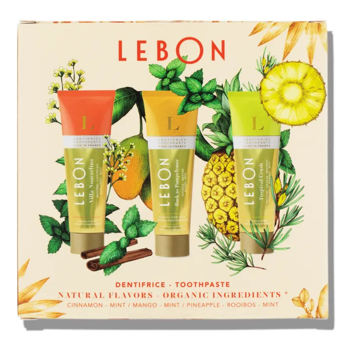 Lebon Coffret dentifrices Orange mood