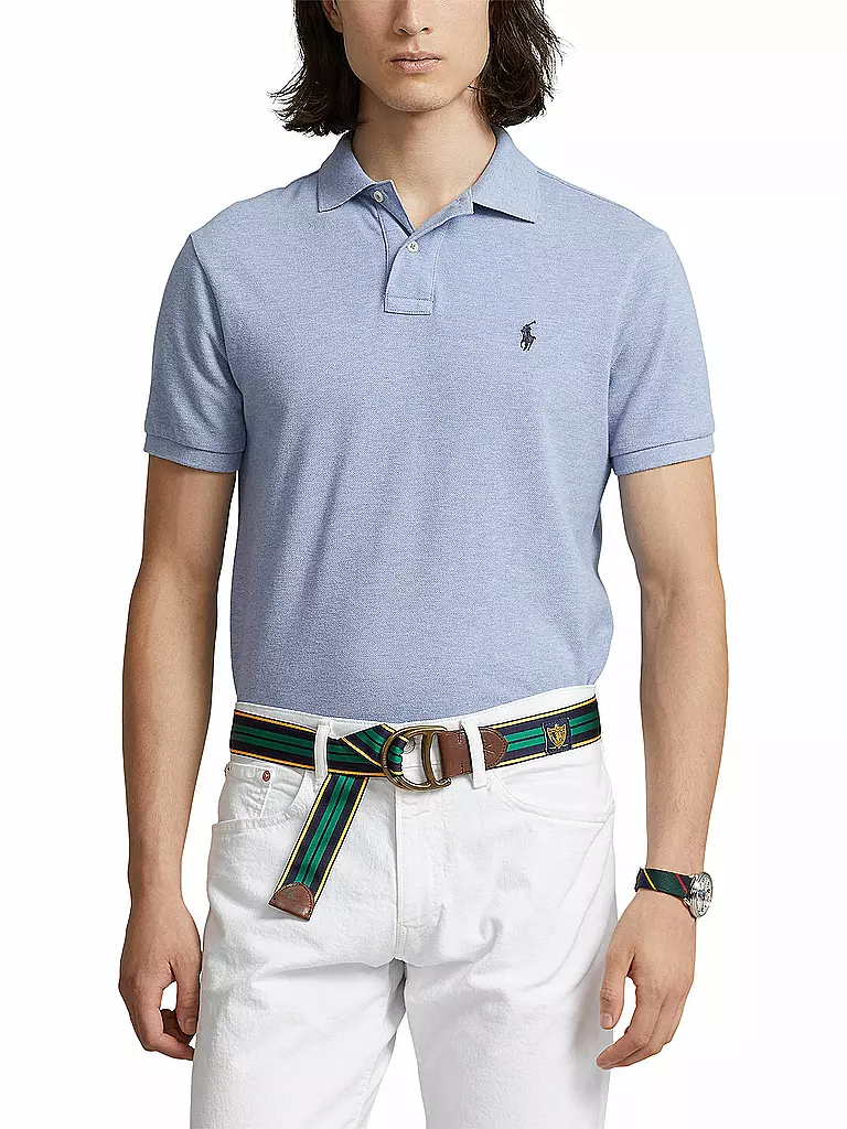 POLO RALPH LAUREN Poloshirt Custom-Slim-Fit blau