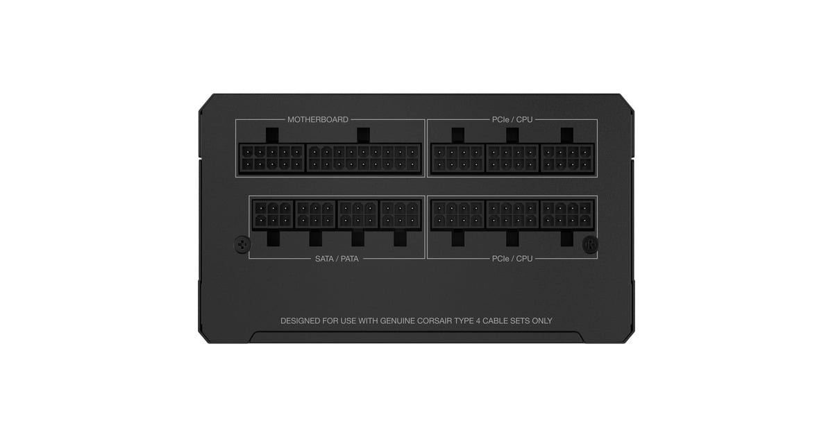 CorsairRM1200e modulaire 1200 watt voeding   (Zwart, 1x 12V-2x6, 6x PCIe)