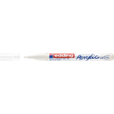 Edding 5300 - Marqueur acrylique - blanc