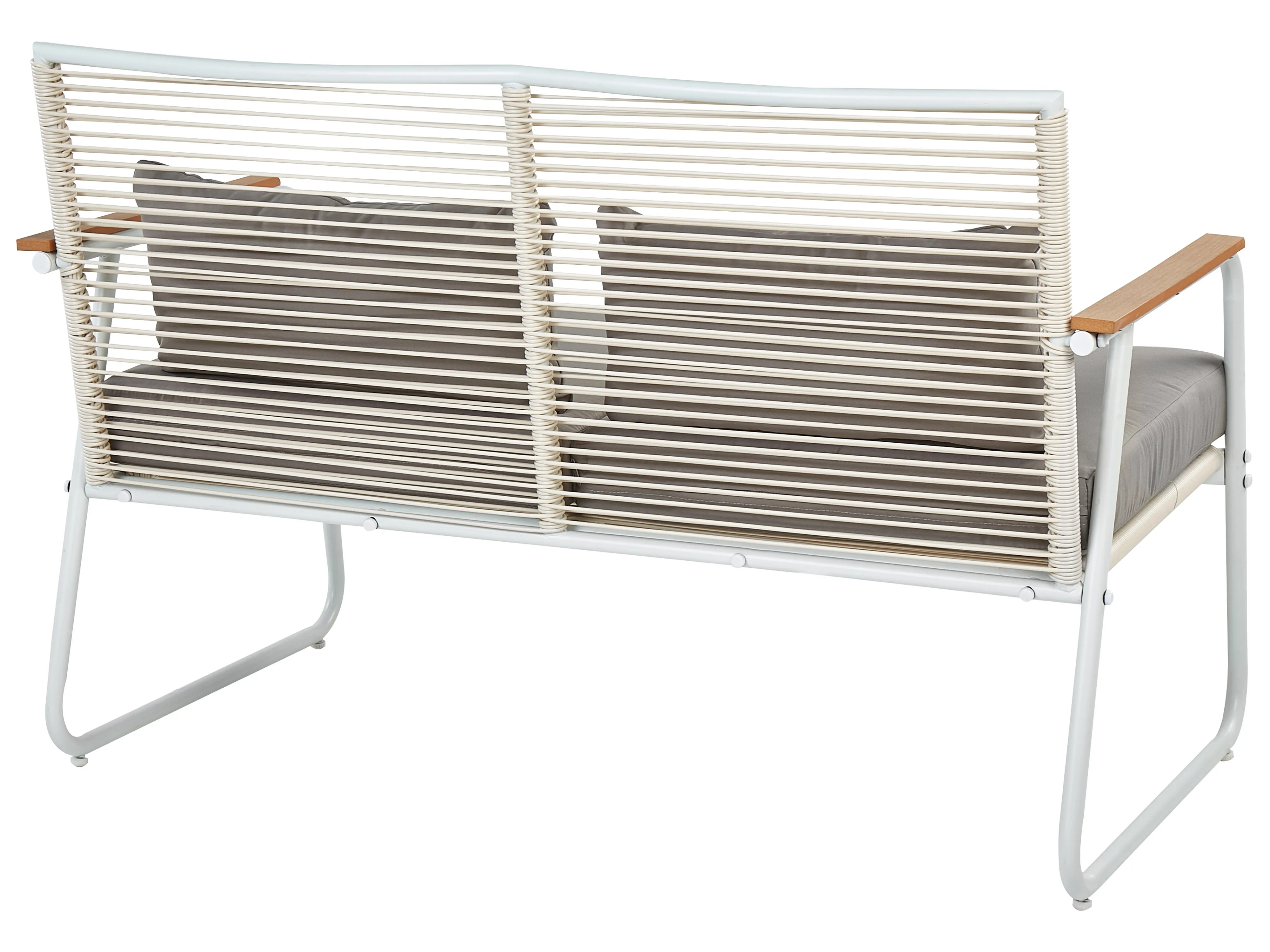Loungeset met tafel 4-zits POMONTE Metaal Wit