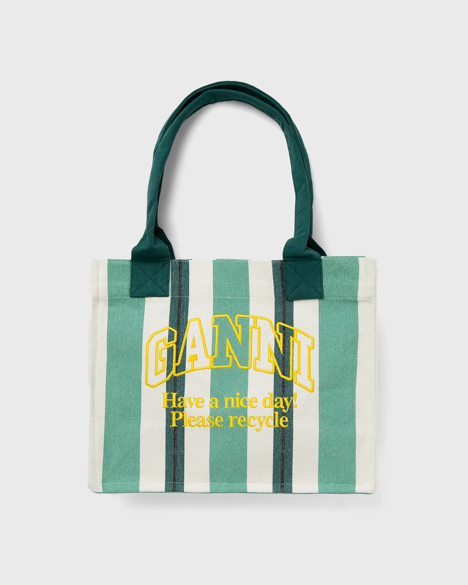 Ganni Large Easy Shopper Stripes