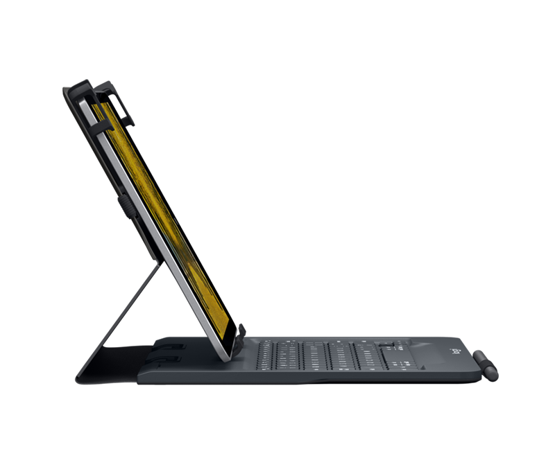 Logitech - 10'' Universal Folio w/Keyboard, Black (Nordic)
