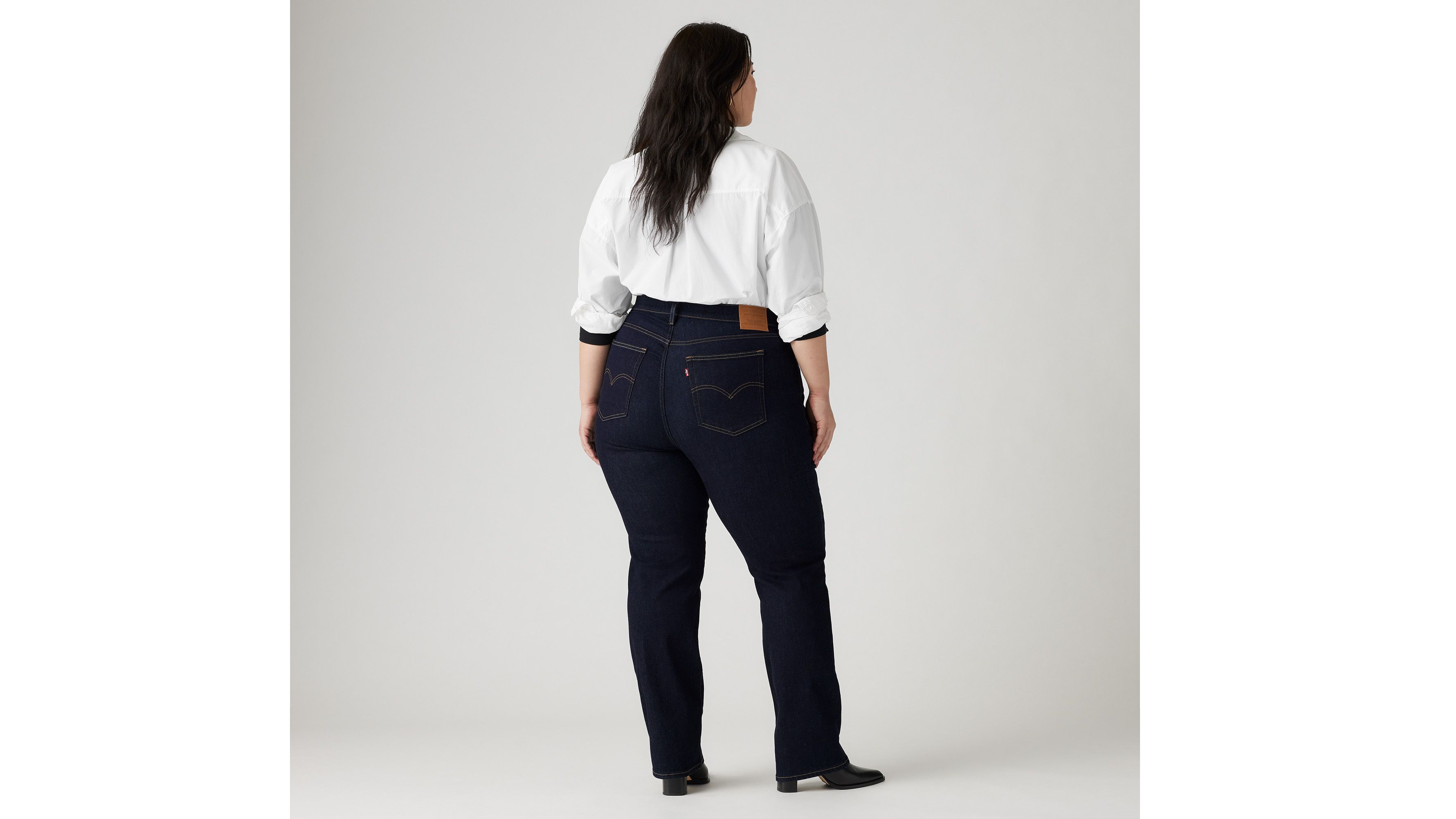 Jean droit 724™ à taille haute (grandes tailles) - Dark Indigo Rinse - Bleu