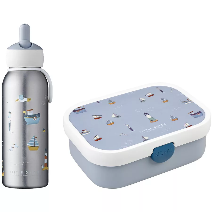 Mepal Brotdose + Thermoflasche Campus 2er Set türkis