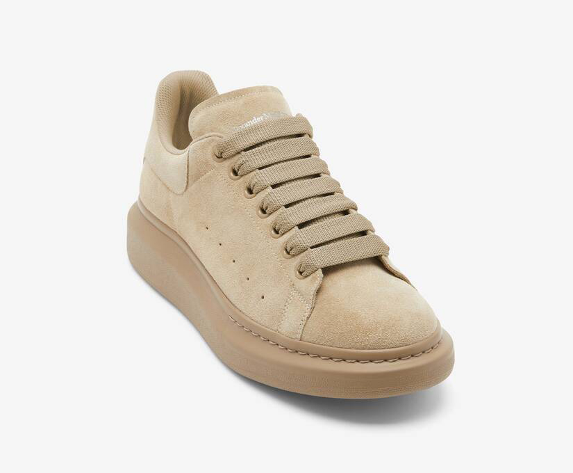 Alexander McQueen Men's Oversized Sneaker in Beige