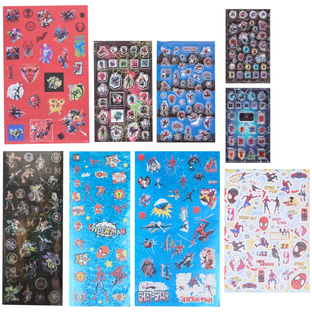 Stickervellen 9 stuks | diverse varianten