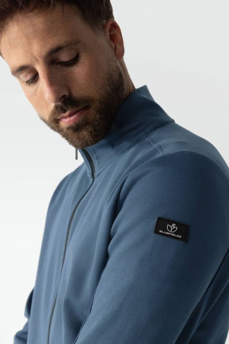 BlueFields blauwe heren vest