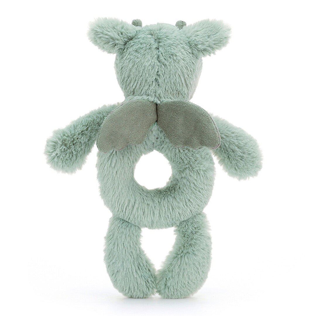 Jellycat rammelaar bashful draakje - 18 cm