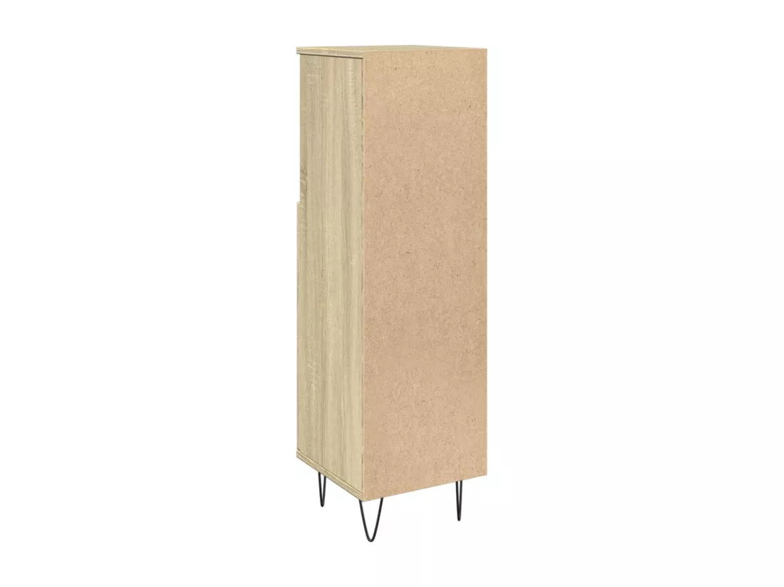 Armoire salle de bain chêne sonoma 30x30x100 cm