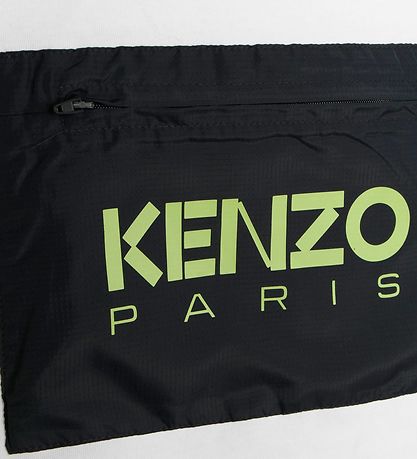 Kenzo T-shirt m. H?tte - Hvid m. Bl?/Navy