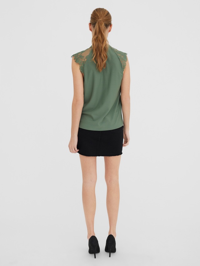 Vero Moda Spitzentop »VMMILLA SL LACE TEE«