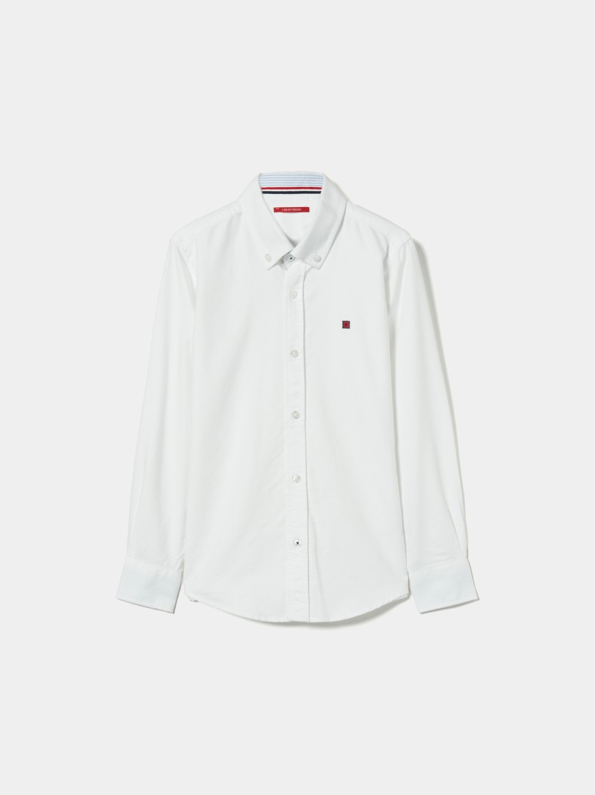 Camisa oxford em algodão