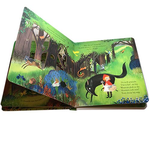 Uitgeverij usborne kijk binnen in een sprookje - roodkapje