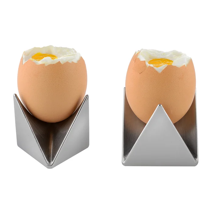 Alessi - Roost Eierbecher, Aluminium (2er-Set)