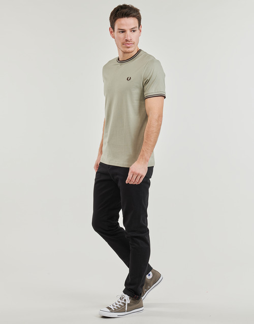 Fred Perry - TWIN TIPPED T-SHIRT - Gris