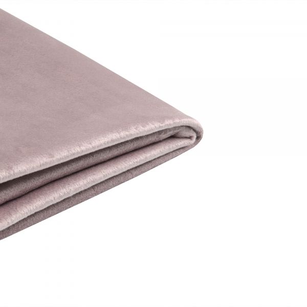 Beliani Capa de Estrutura de Cama Fitou de Veludo Rosa 150x214x75