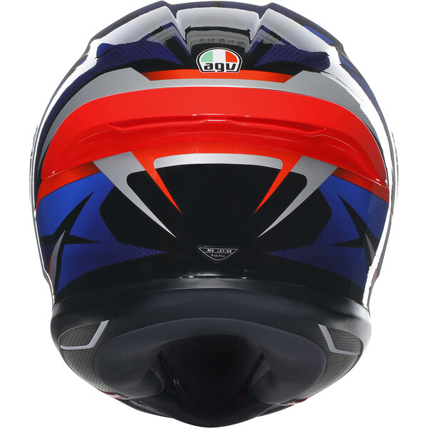 AGV - Casque K6 S Slashcut Gris / Bleu / Rouge / Noir