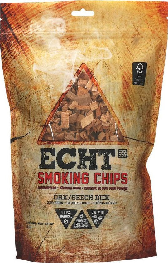 Echt rookhout smoke chips 575 g