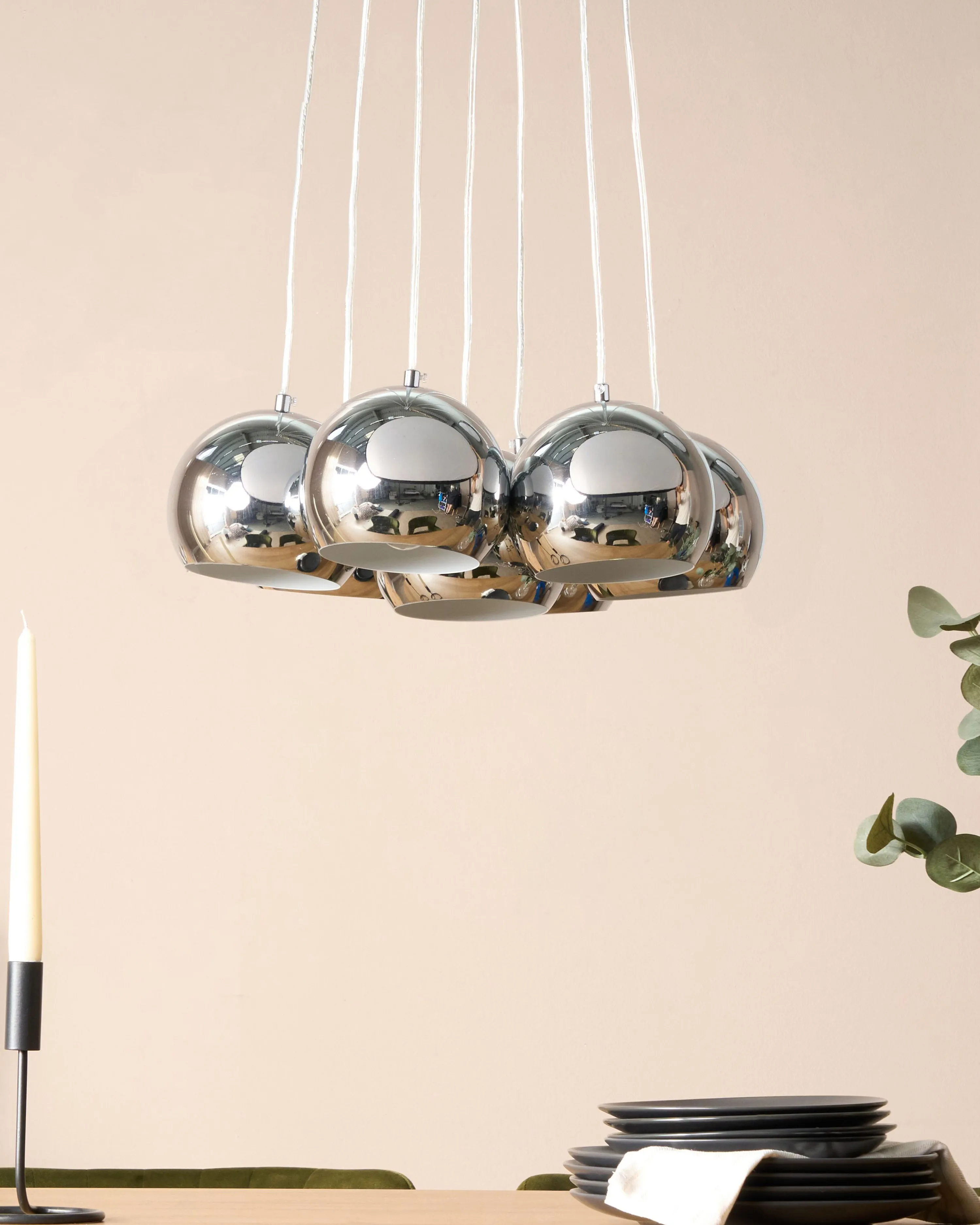 Hanglamp OLZA Metaal Zilver