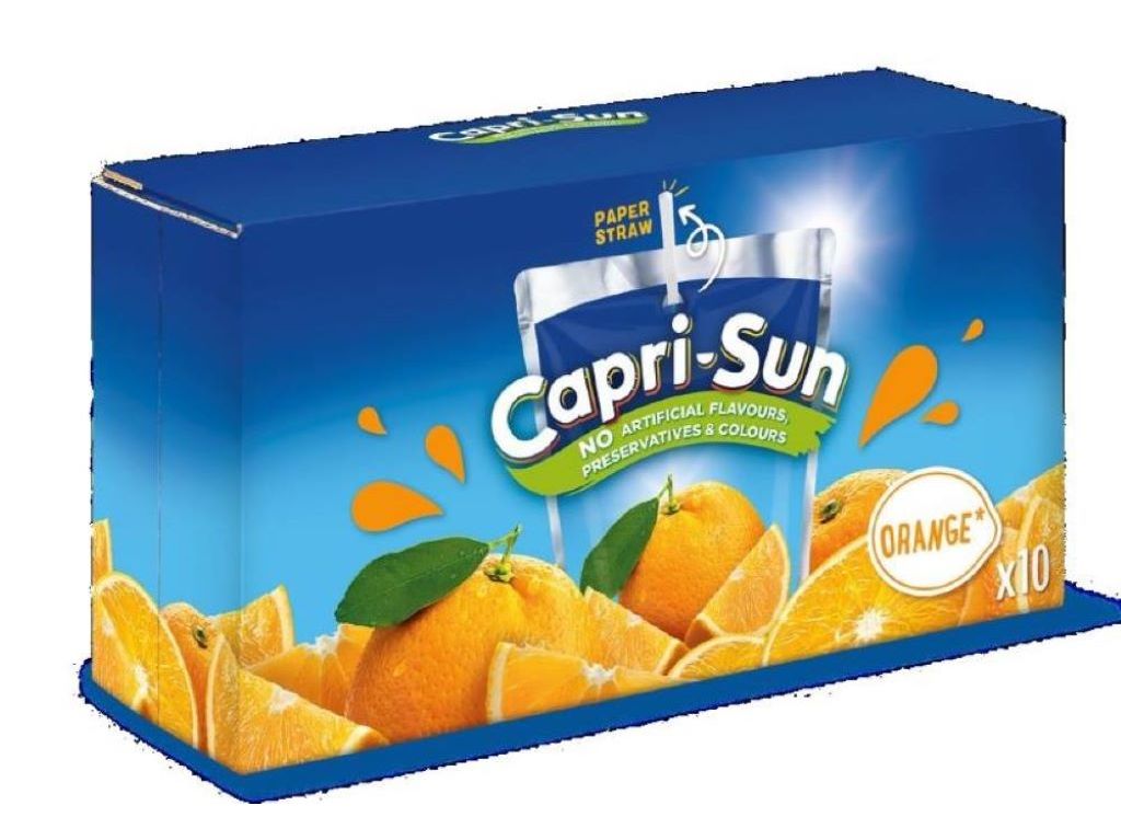 REFRIGERANTE SEM GÁS CAPRI-SUN ORANGE 10X0.20L