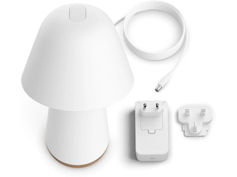 Philips Hue Tischleuchte White & Color Ambiance Twilight we Smarte Nachttischlampe zum Schlafengehen und Aufwachen