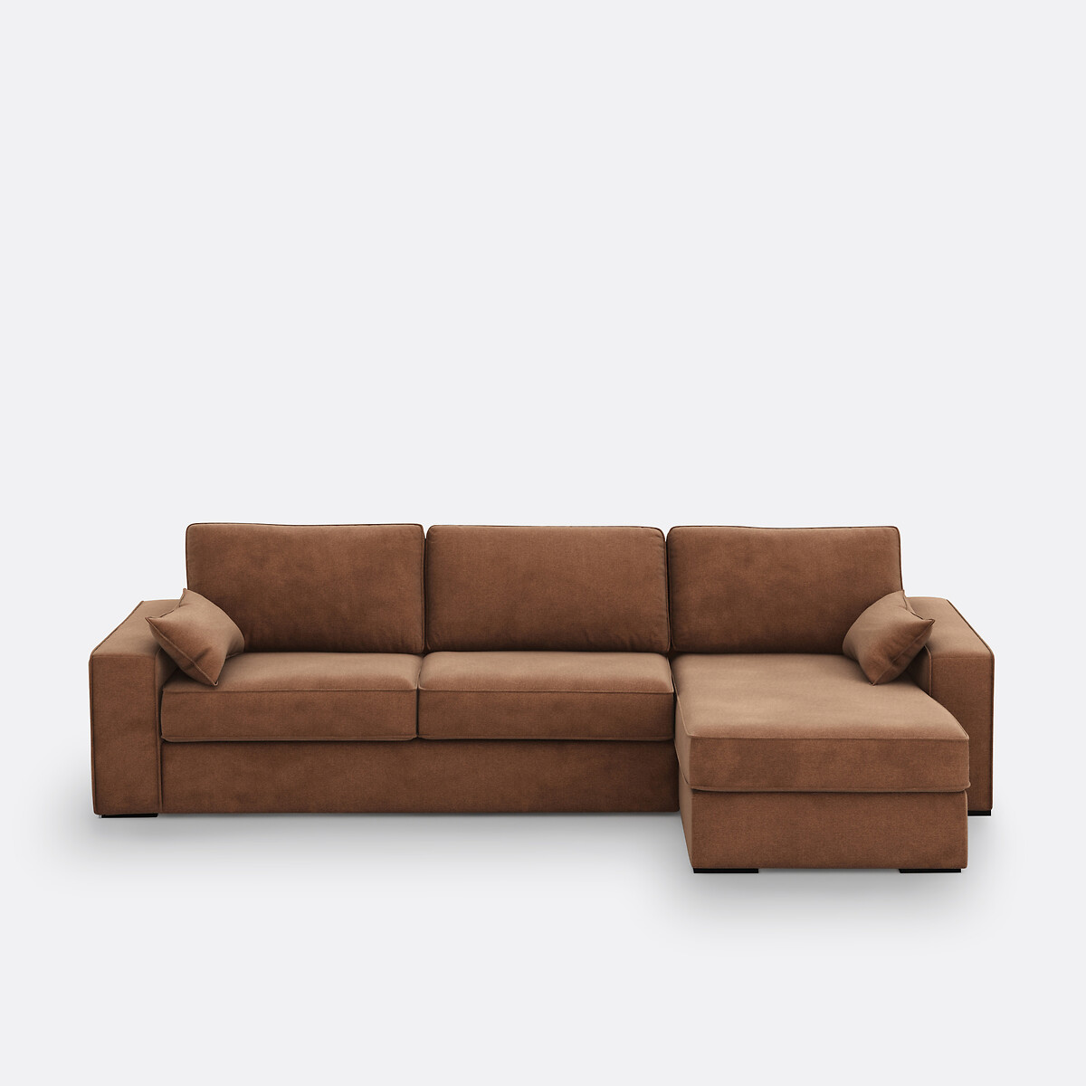 LA REDOUTE INTERIEURS<br>Sofá-cama de canto, poliéster, espuma Cécilia