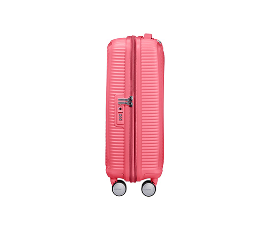 American Tourister Hartschalen-Koffer »Soundbox« Spinner 55, coral red