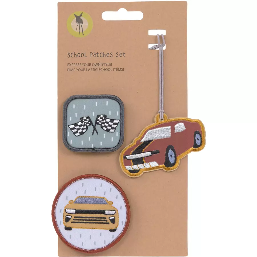 LÄSSIG School Patches Set Car
