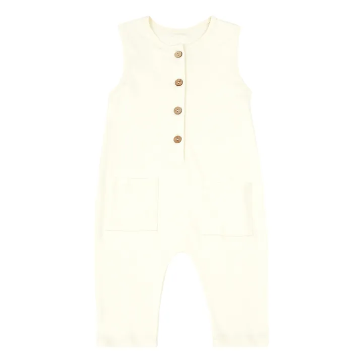 Bamboo Baby combinaison Coton Bio | Crème