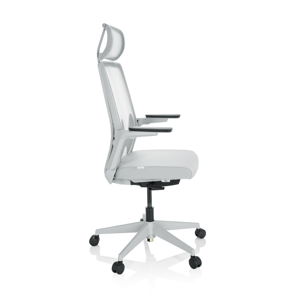 Profi Bürostuhl ARCEO W Stoff/Netzstoff mit Armlehnen (höhenverstellbar) hjh OFFICE